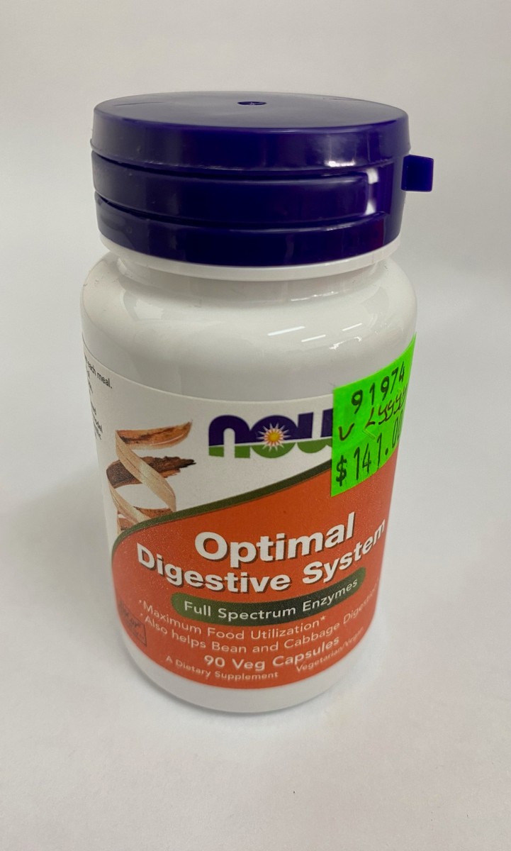 NOW Optimal Digestive System, 90 Veg Capsules