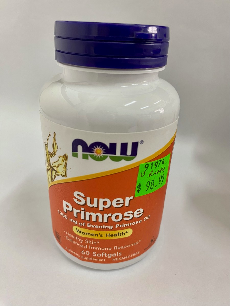 NOW Super Primrose, 60 Softgels