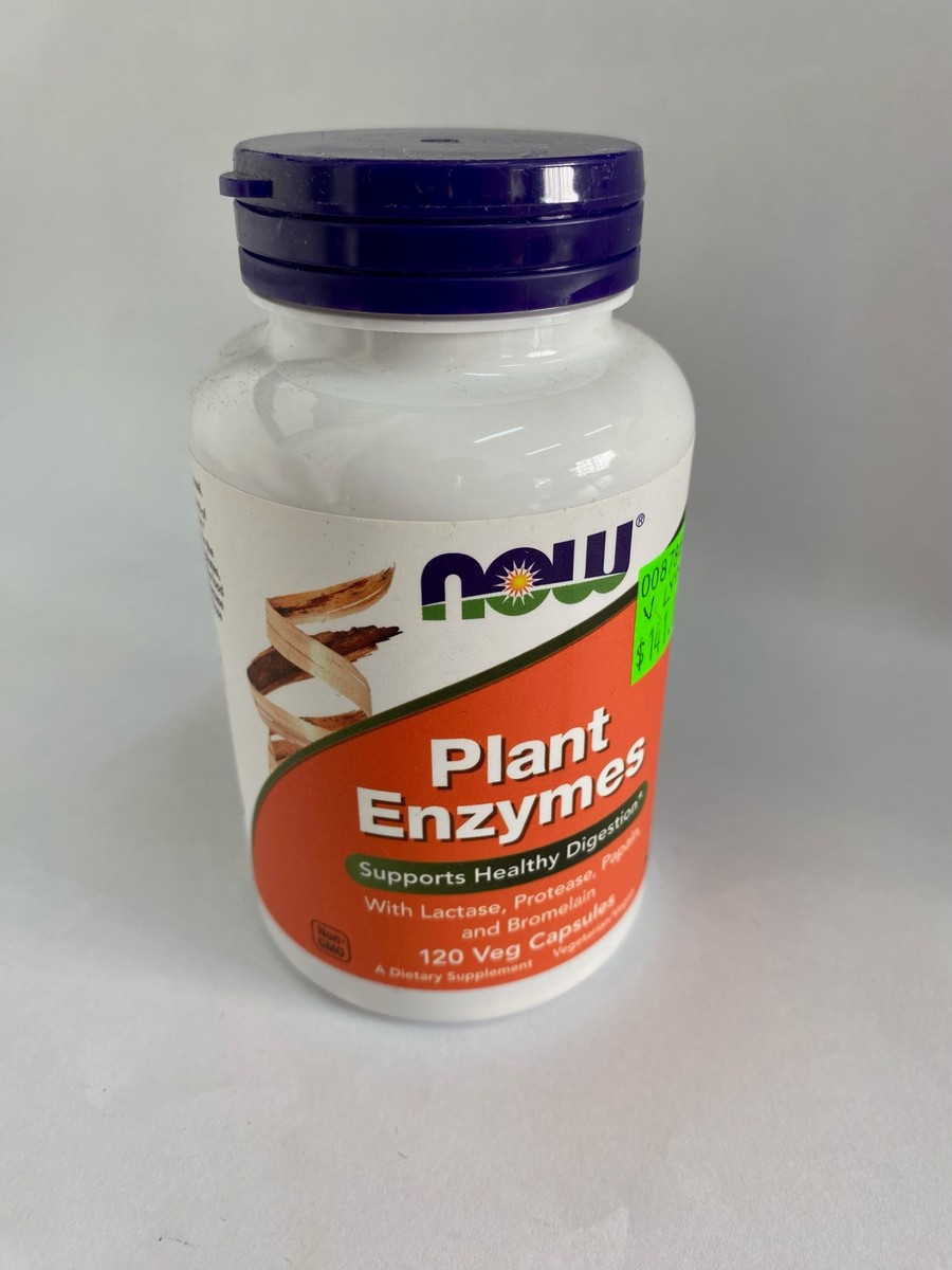 NOW Plant Enzymes, 120mg Veg Capsules