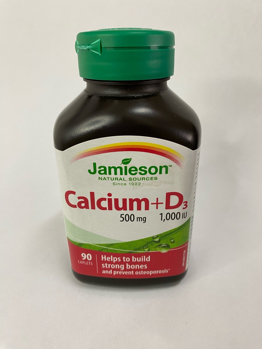 Jamieson Calcium and Vitamin D3, 90 Caplets