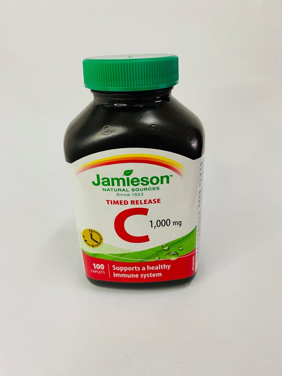 Jamieson Vitamin C 1000mg Timed Release, 100 Caplets