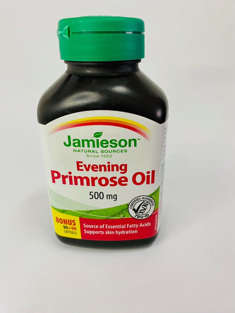 Jamieson Evening Primrose Oil 500mg, 180 Softgels