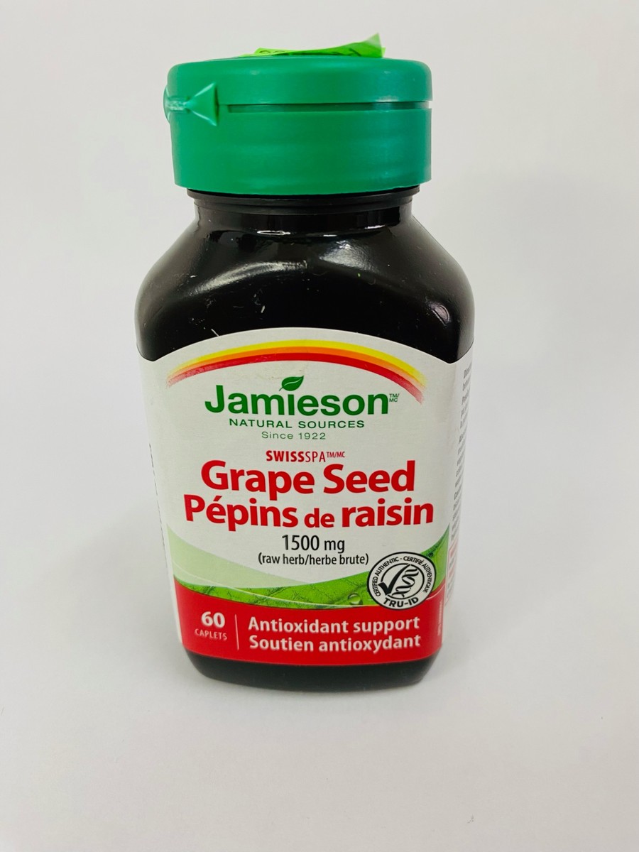 Jamieson Grape Seed 1500mg, 60 Caplets