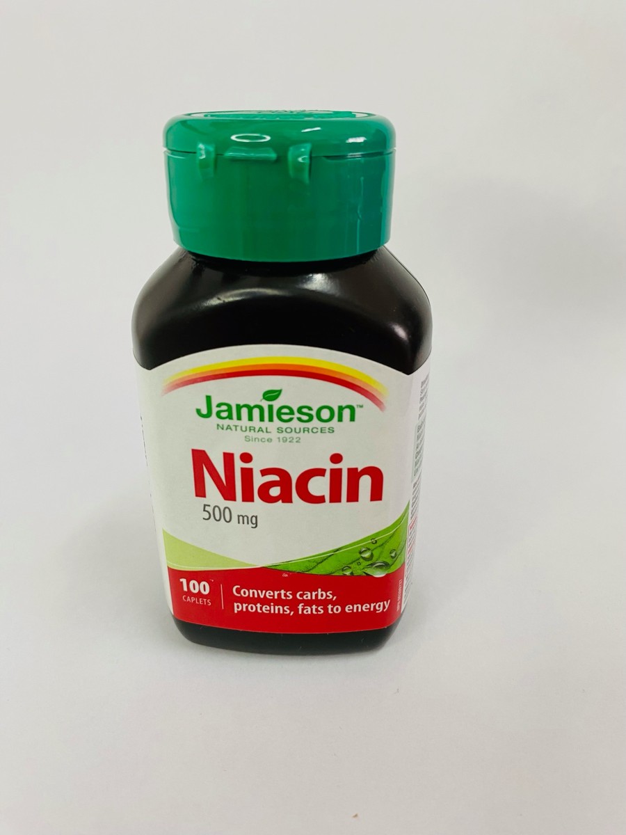 Jamieson Niacin 500mg, 100 Caplets