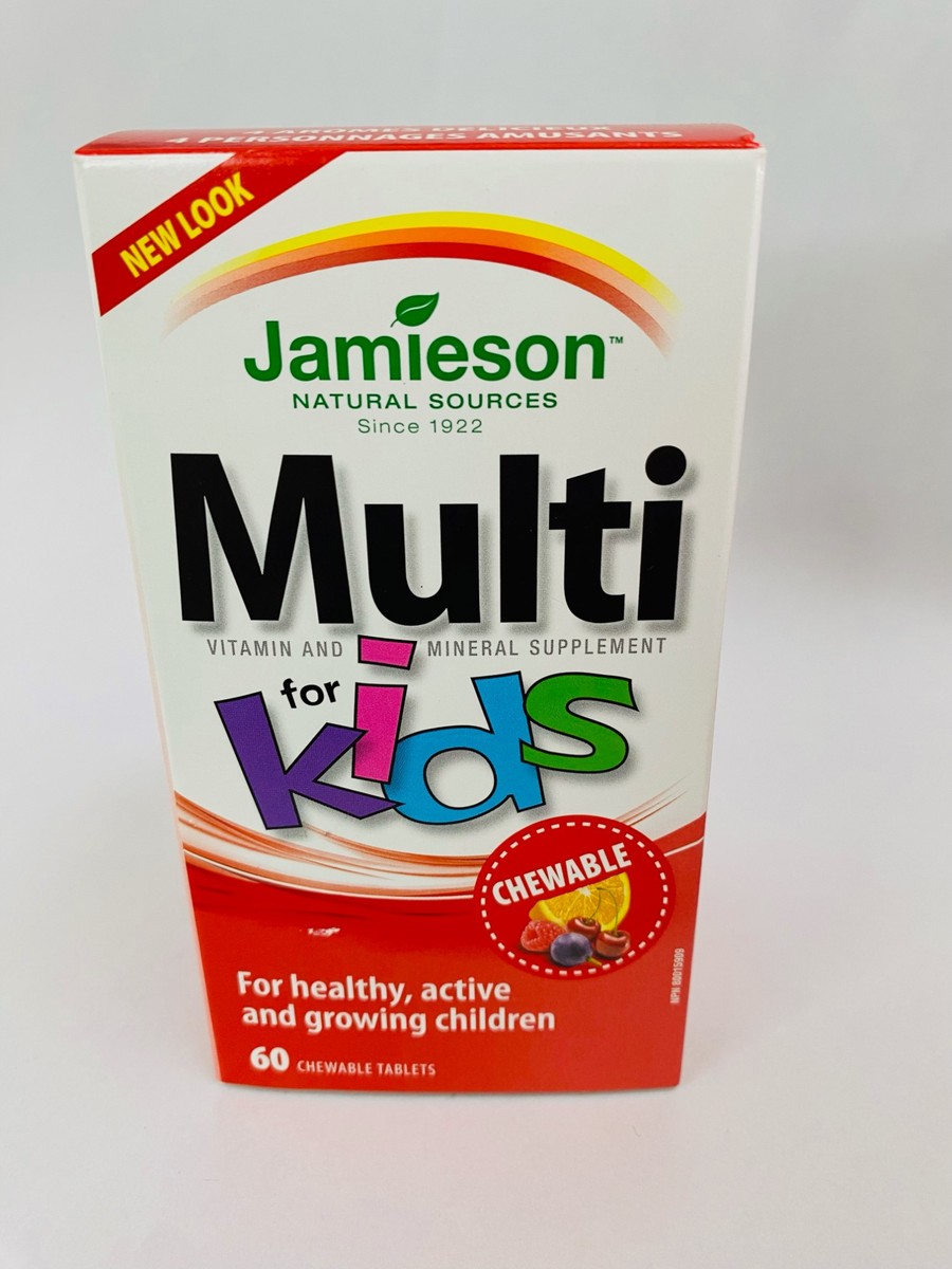 Jamieson Chewable Multivitamins for Kids, 60 Chewable Tablets