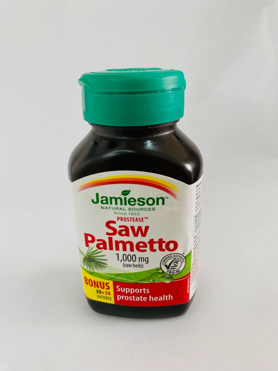 Jamieson Saw Palmetto 1000mg, 60 Softgels