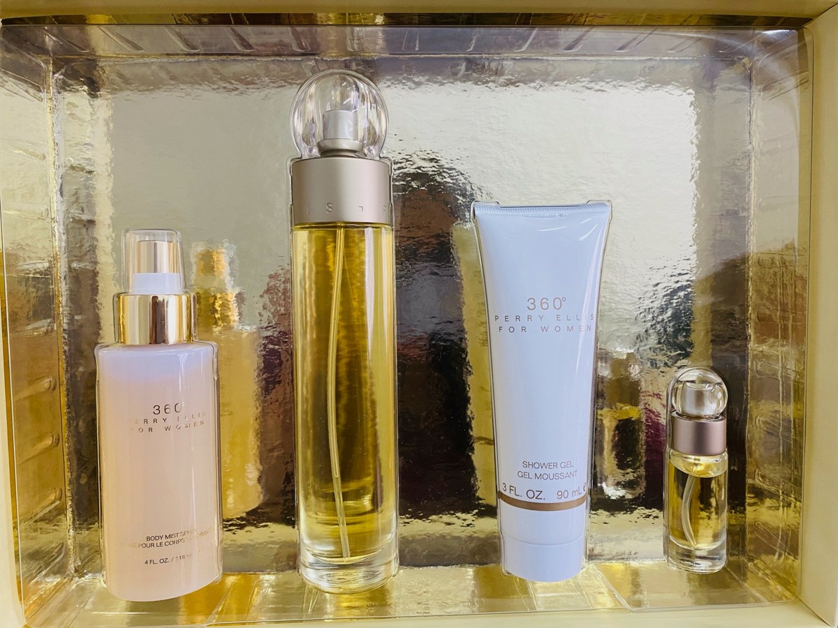 Perry Ellis 360 Gold Women Perfume Set