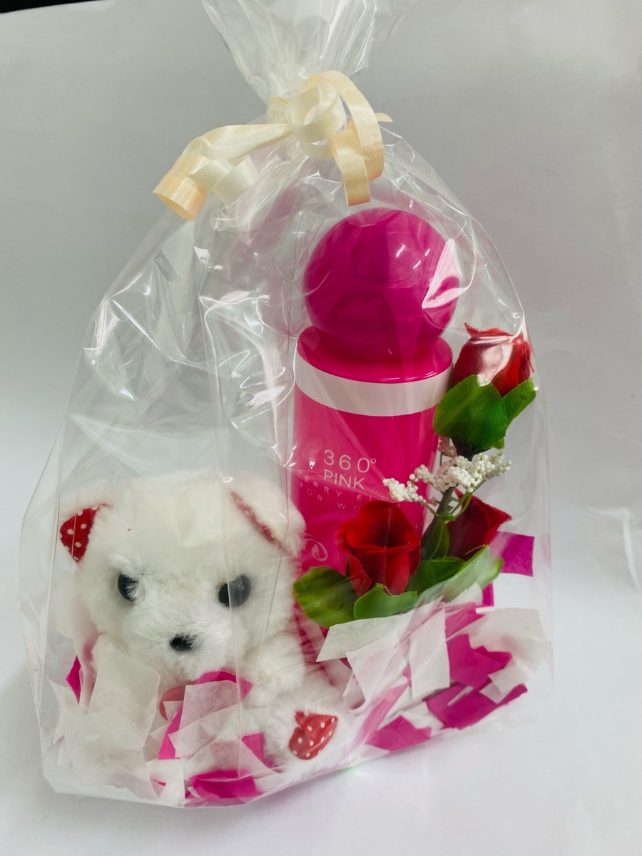 Teddy Bear and Perry Ellis 360 Perfume