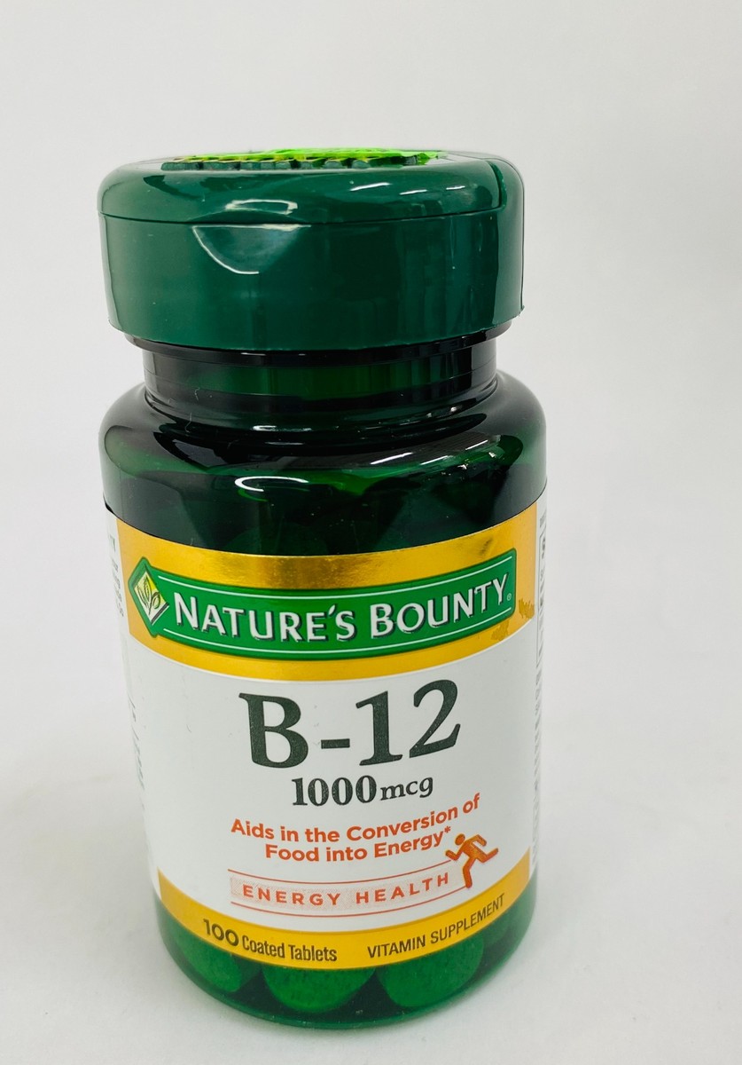 Nature's Bounty B-12 1000mcg, 100 Tablets