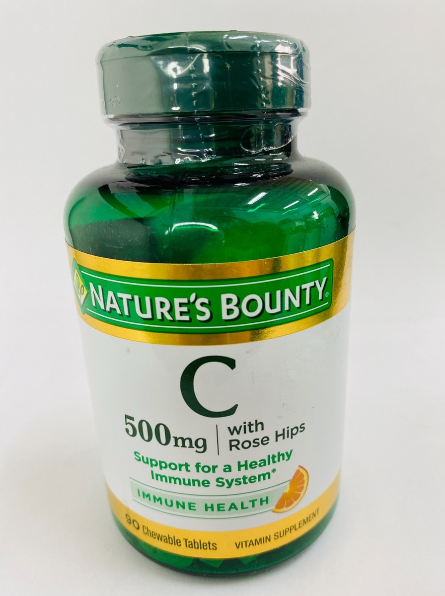Nature's Bounty C 500mg, 90 Chewable Tablets