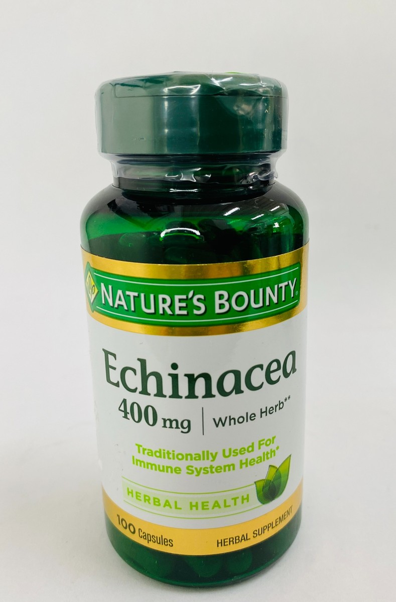 Nature's Bounty Echinacea 400mg, 100 Capsules