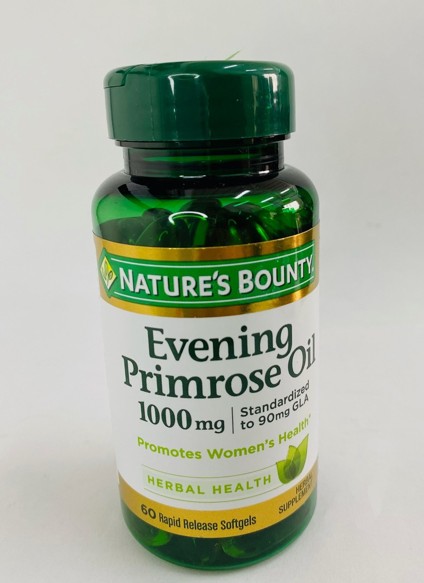 Nature's Bounty Evening Primrose oil 1000mg, 60 Softgels