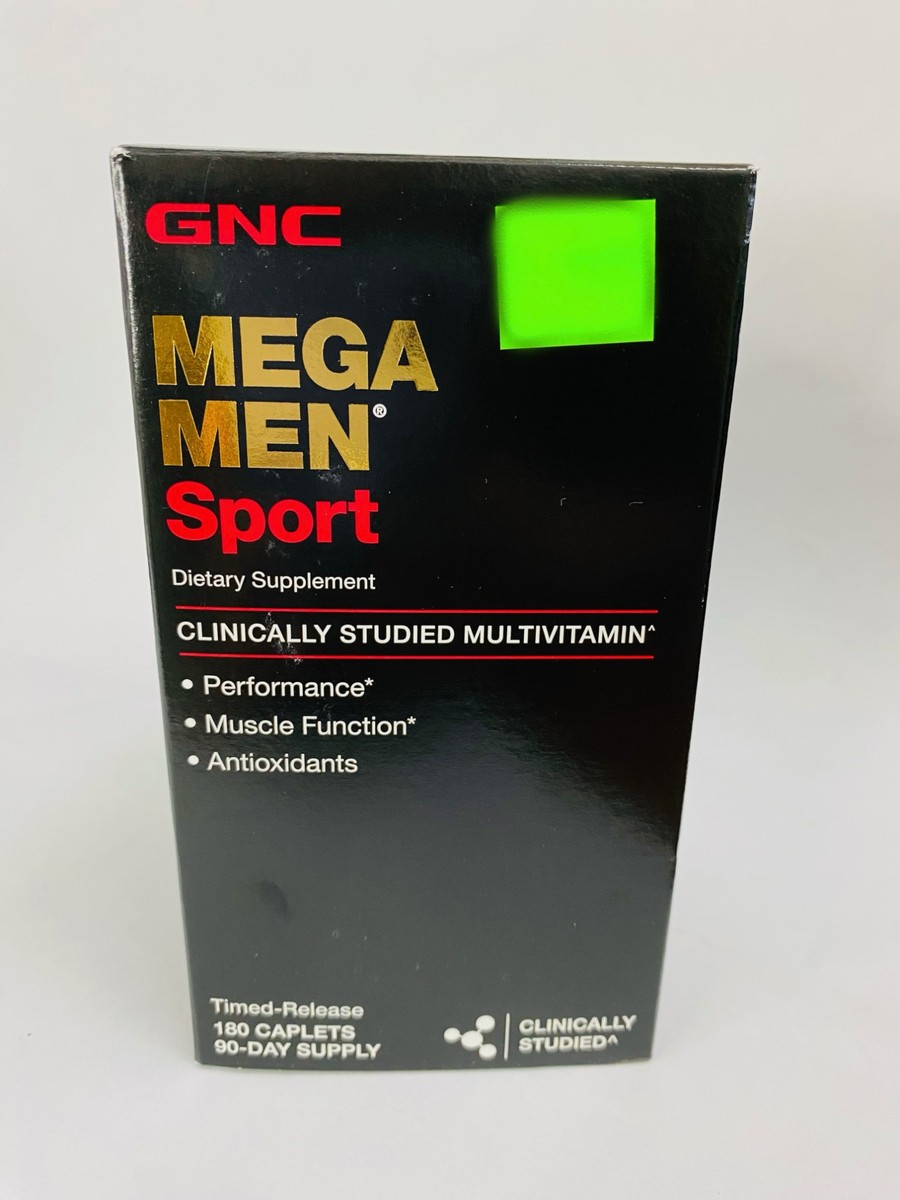 GNC Mega Men Sport 180 Caplets