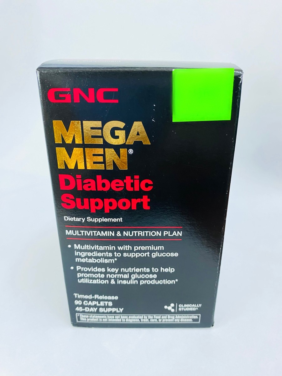 GNC Mega Men Diabetic Support 90 Caplets