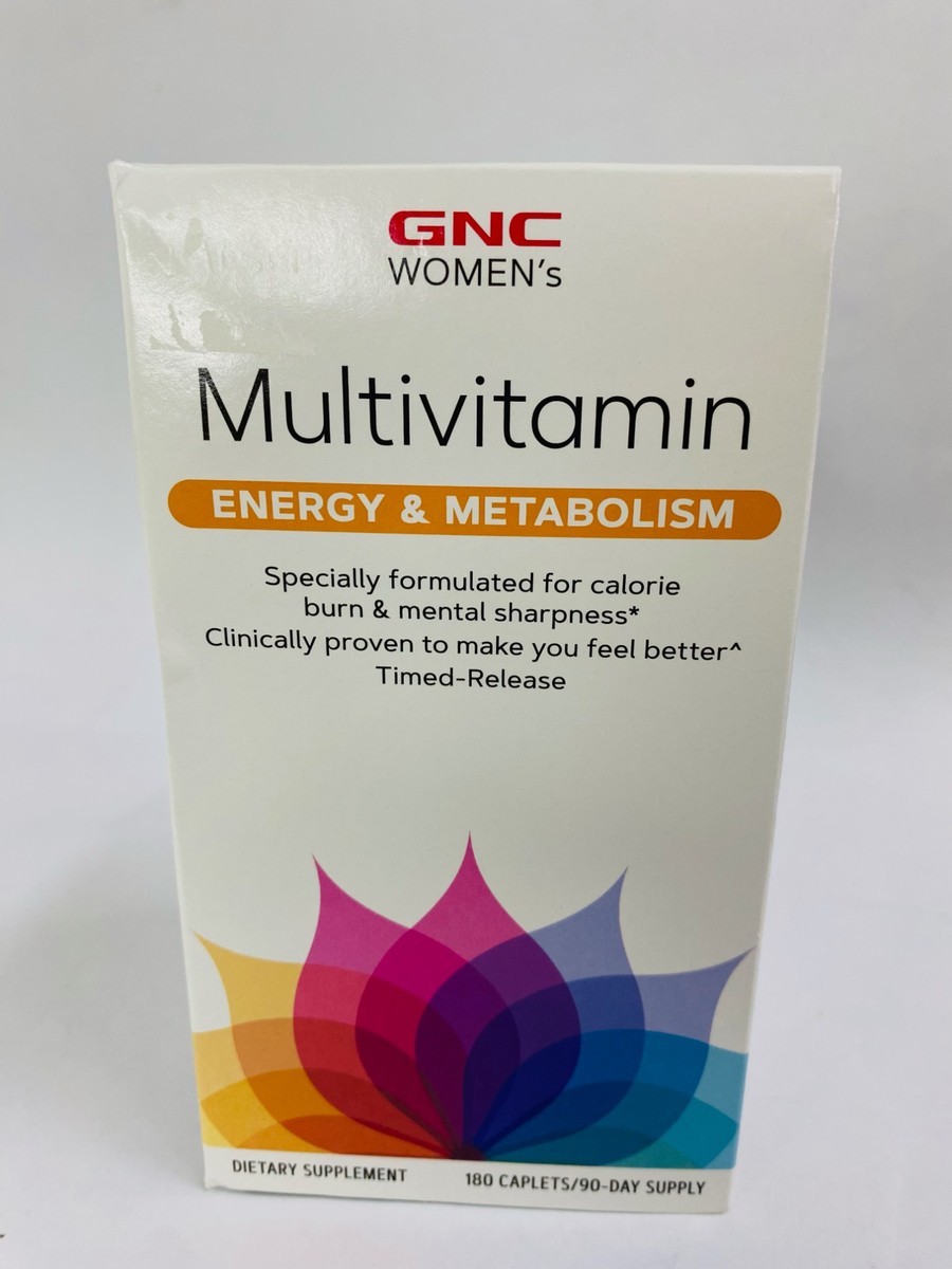 GNC Women MultiVitamin Energy & Metabolism 180 Caplets