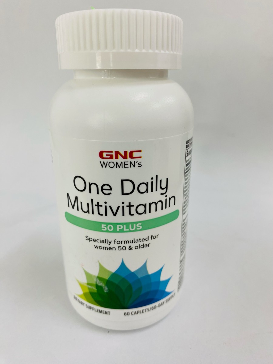 GNC One Daiy MultiVitamin 50+, 60 Caplets