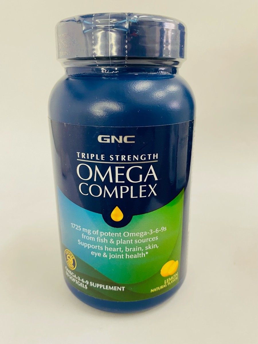 GNC Triple Strength Omega Complex, 90 Softgels