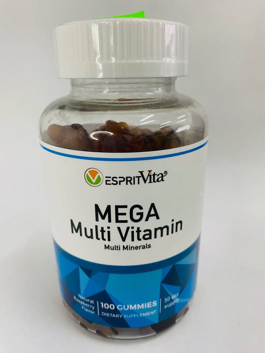 EspritVita Mega Multivitamin 100 Gummies