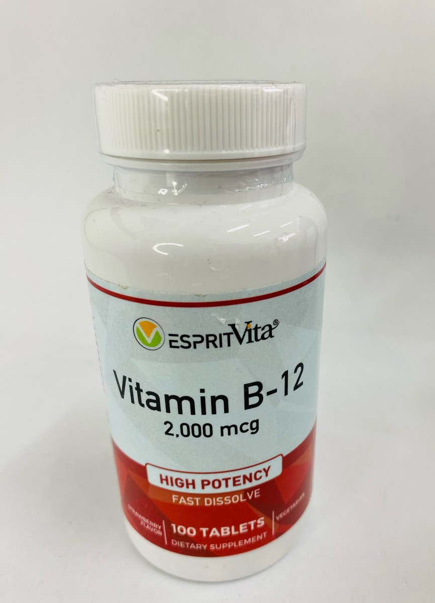 EspritVita Vitamin B12 100 Tablets