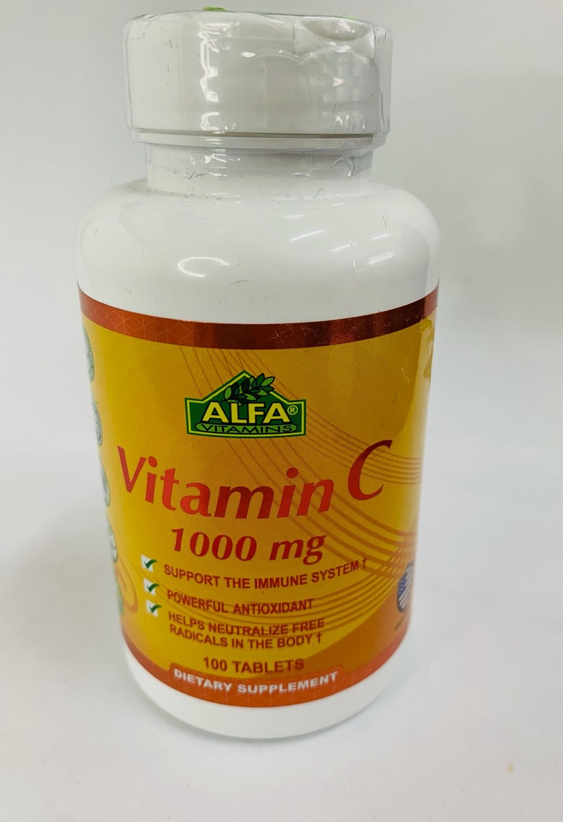 ALFA Vitamin C 1000mg, 100 Tablets