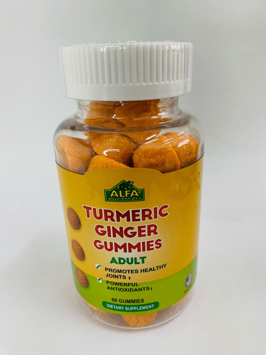 ALFA Turmeric Ginger Gummies, 60 Gummies