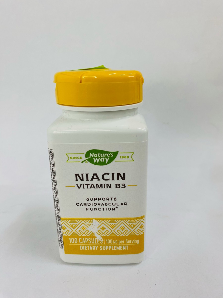 Nature's Way Niacin 100 Capsules
