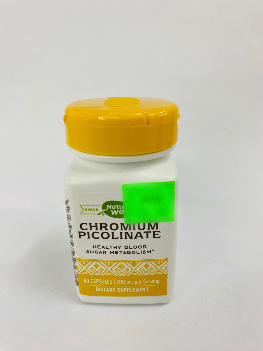 Nature's Way Chromium Picolinate 60 Capsules