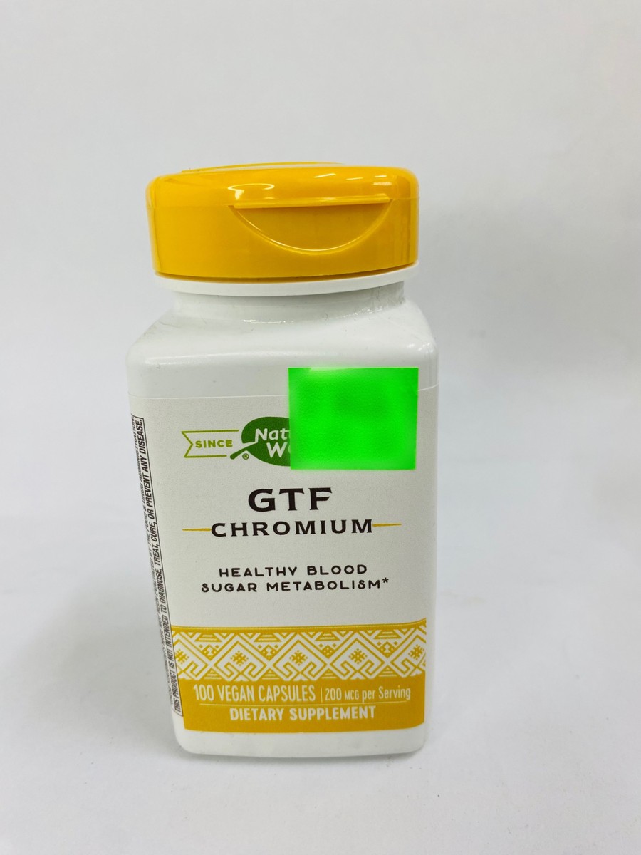 Nature's Way GTF Chromium 100 Capsules