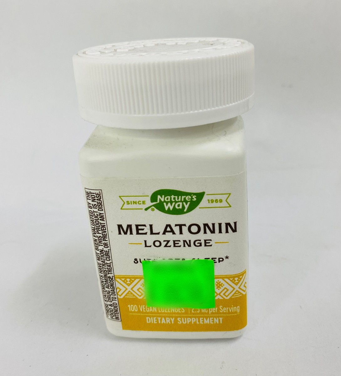 Nature's Way Melatonin Lozenge 100 Capsules