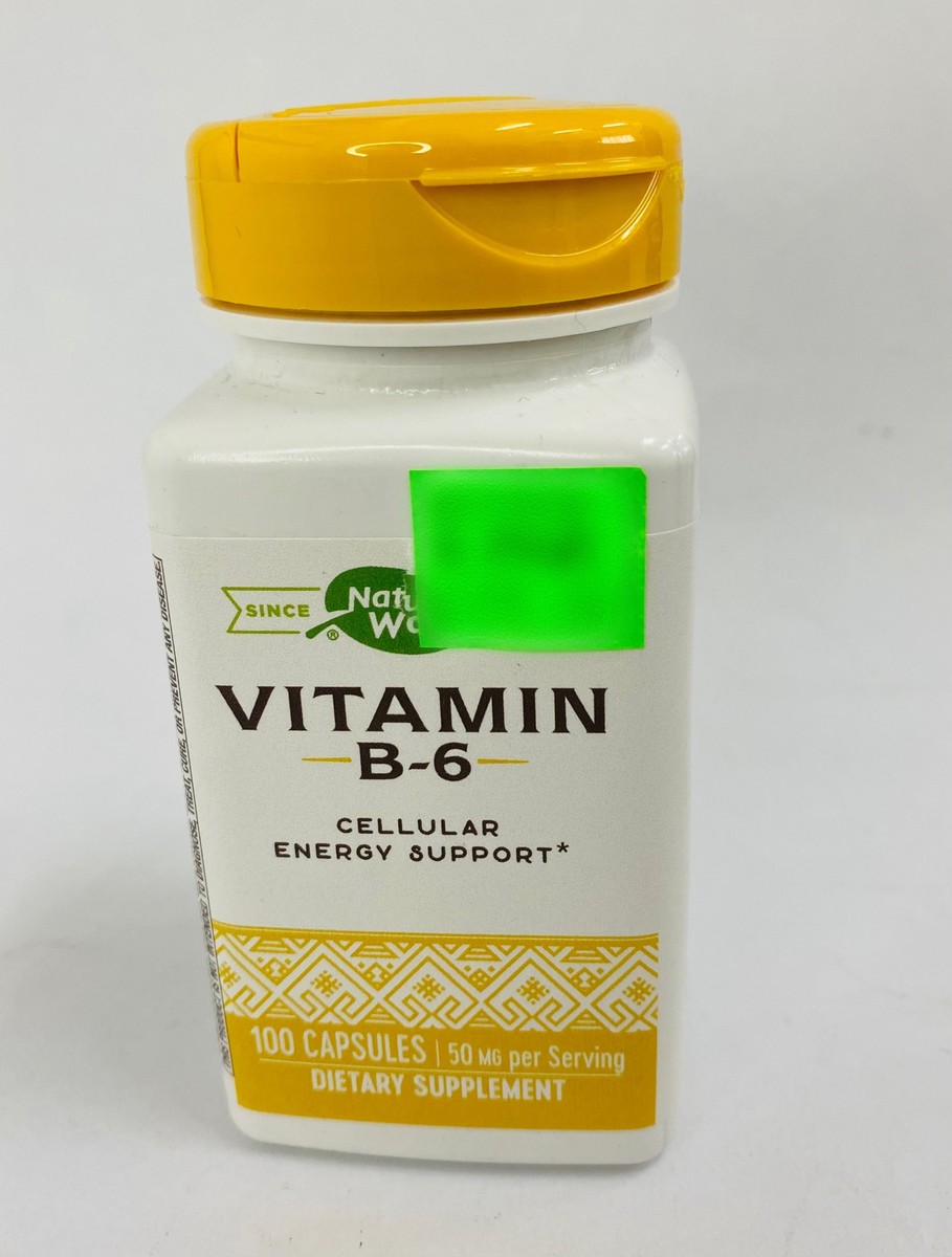 Nature's Way Vitamin B6 100 Capsules