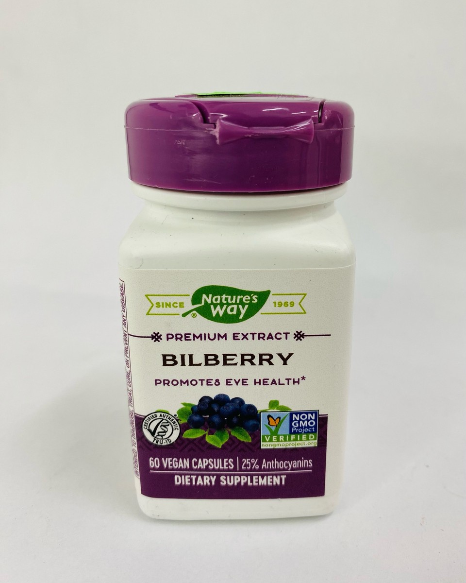 Nature's Way Bilberry 60 Capsules