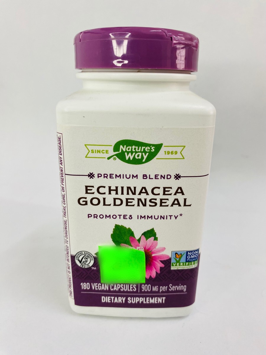 Nature's Way Echinacea Goldenseal 180 Capsules