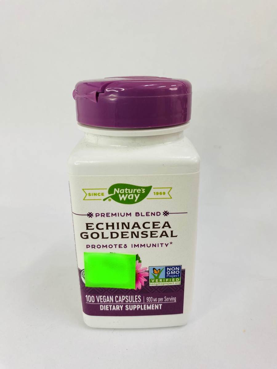 Nature's Way Echinacea Goldenseal 100 Capsules
