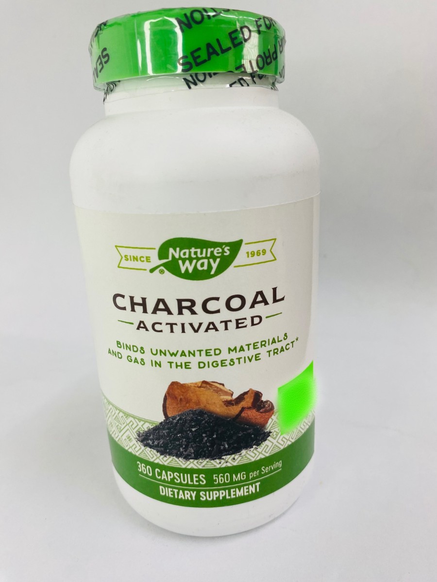 Nature's Way Charcoal Activated 360 Capsules