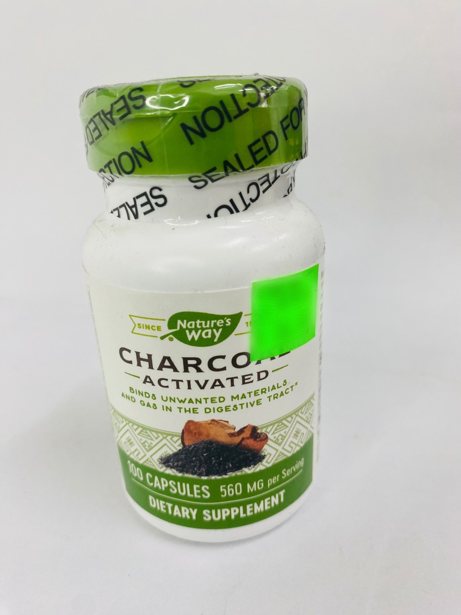 Nature's Way Charcoal Activated 100 Capsules