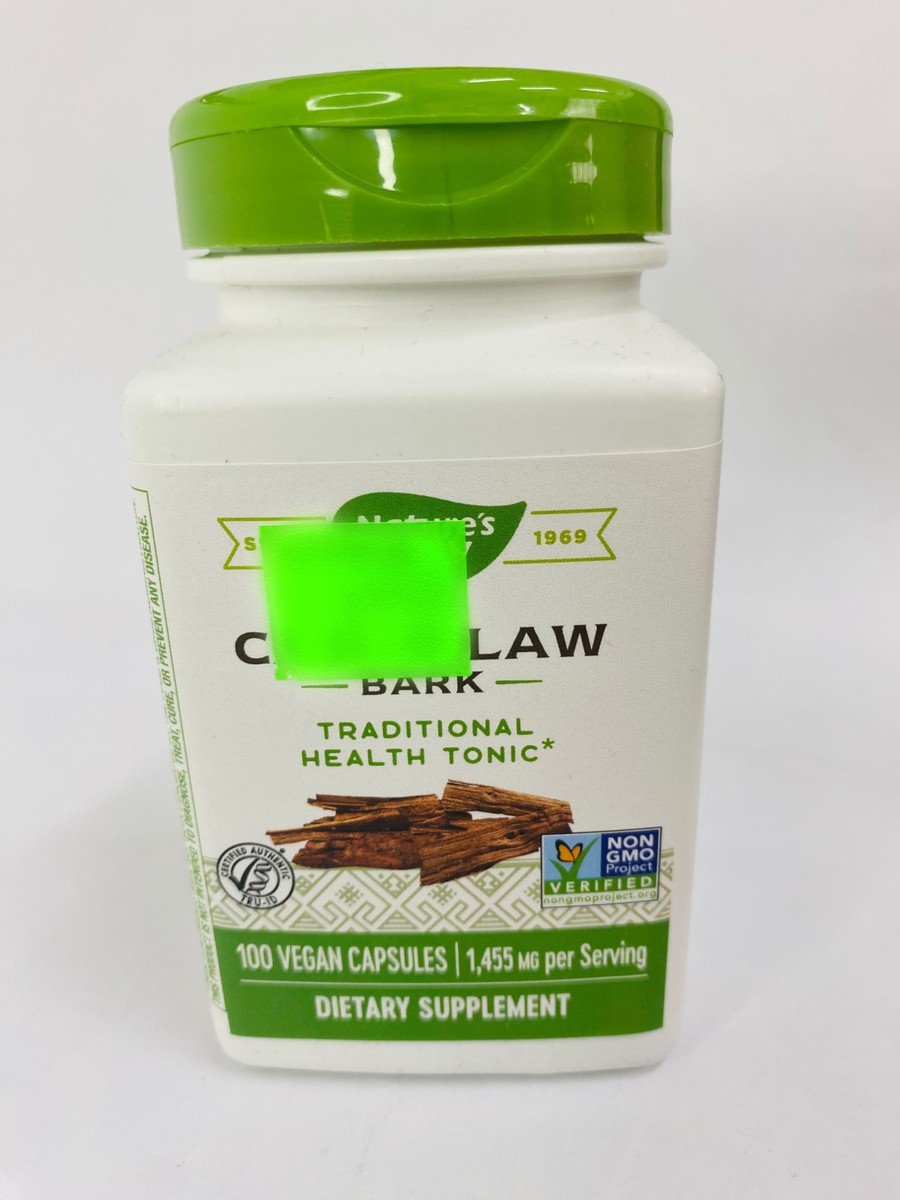 Nature's Way Cats Claw Bark 100 Capsules