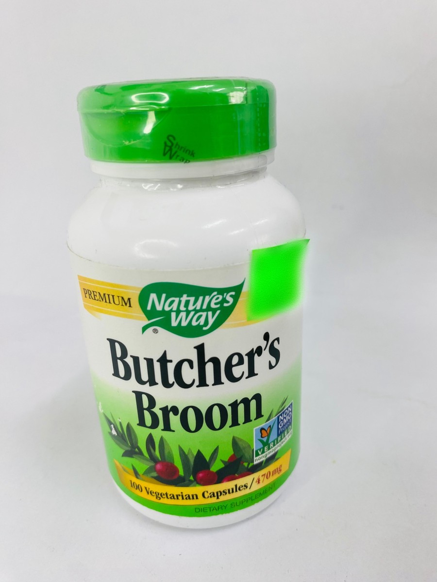 Nature's Way Butcher's Broom 100 Capsules