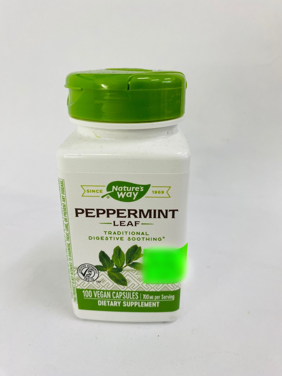 Nature's Way Peppermint Leaf 100 Capsules