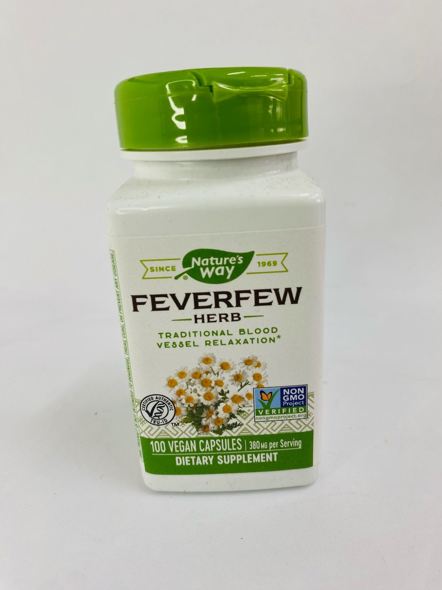 Nature's Way FeverFew Herb 100 Capsules