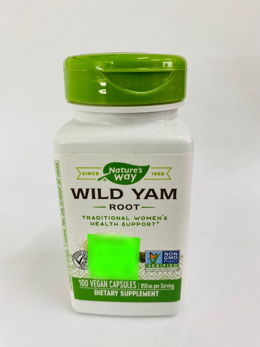Nature's Way Wild Yam Root 100 Capsules