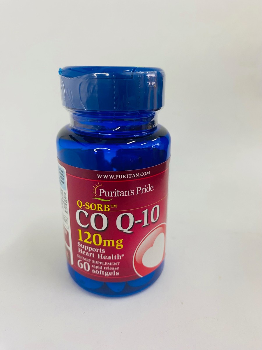 Puritan Pride CoQ10 120mg, 60 Softgels