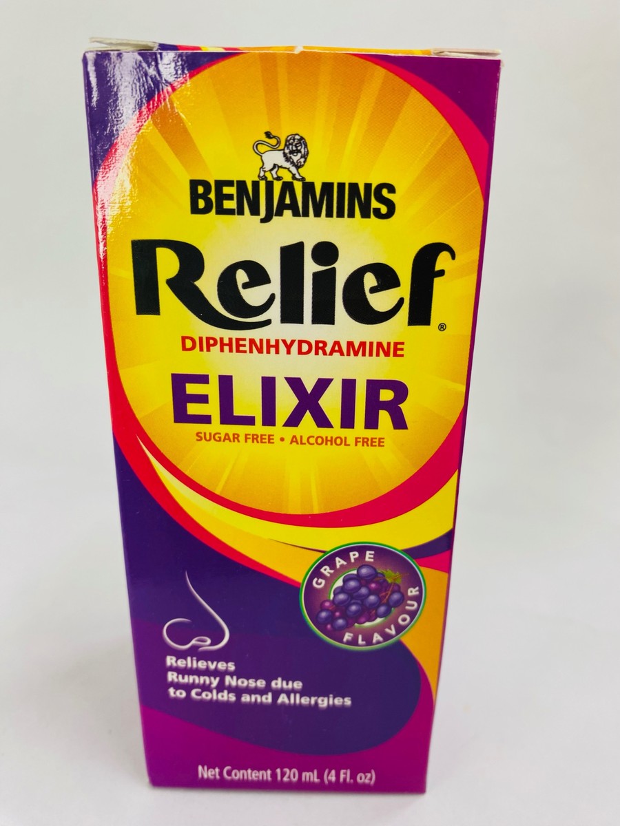 Benjamins Relief Elixir Grape, 120 ml