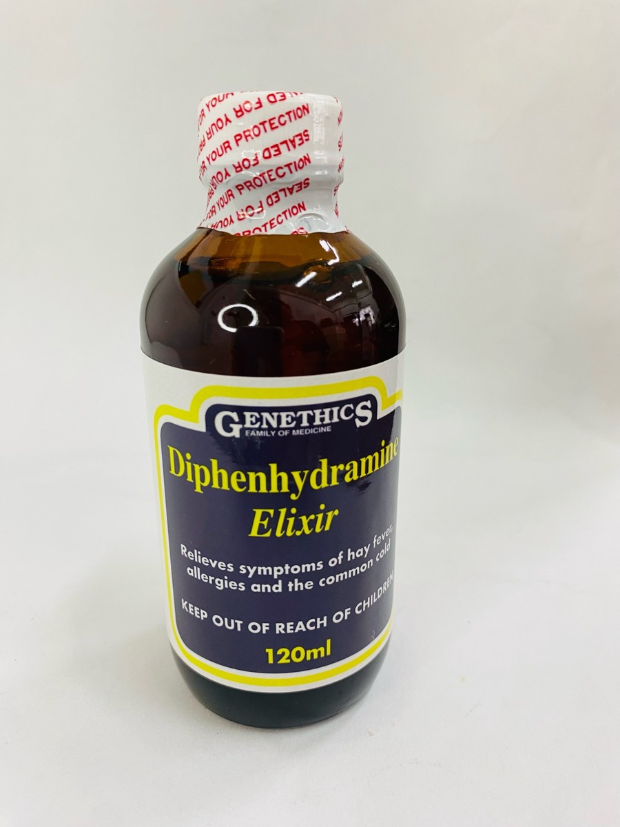 Genethics Diphenhydramine Elixir 120ml