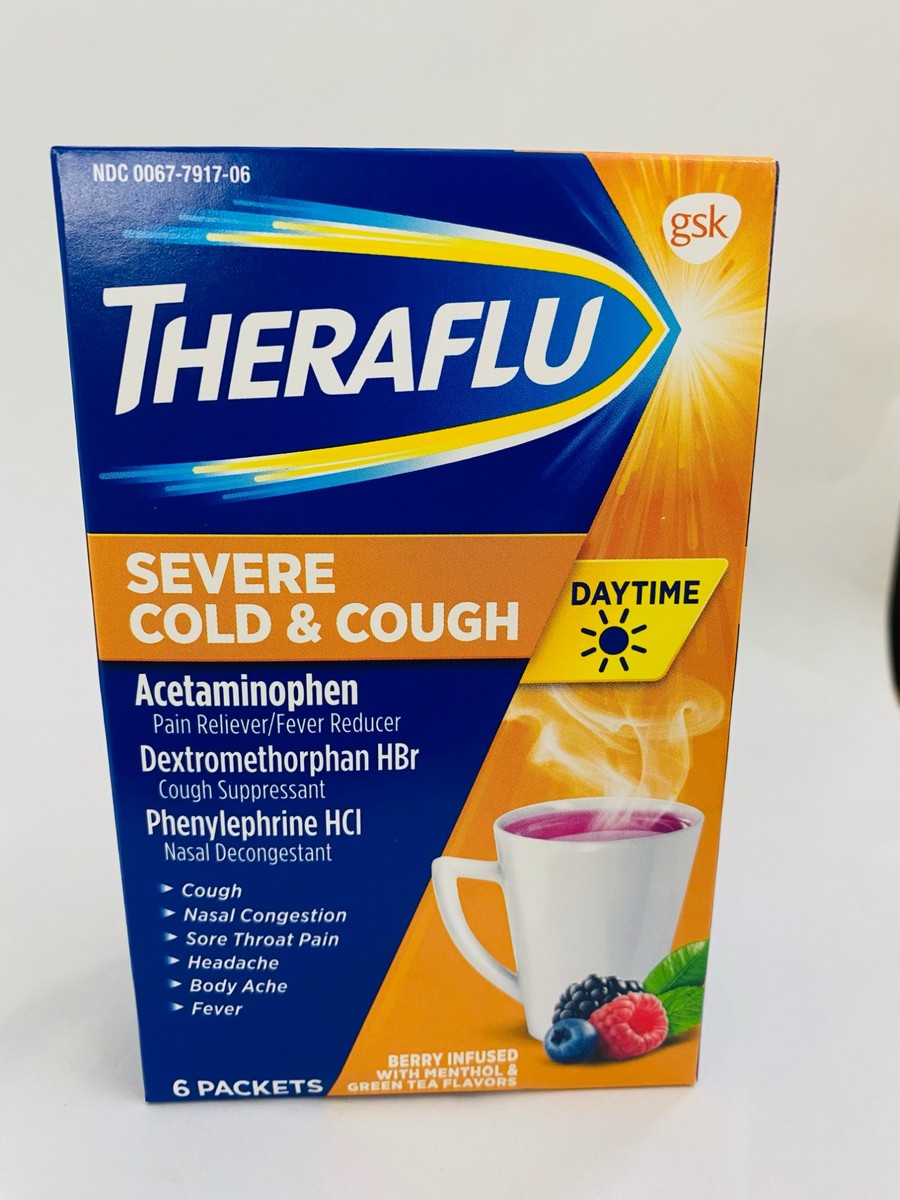 Theraflu Severe Cold & Cough Daytime 6 Packets