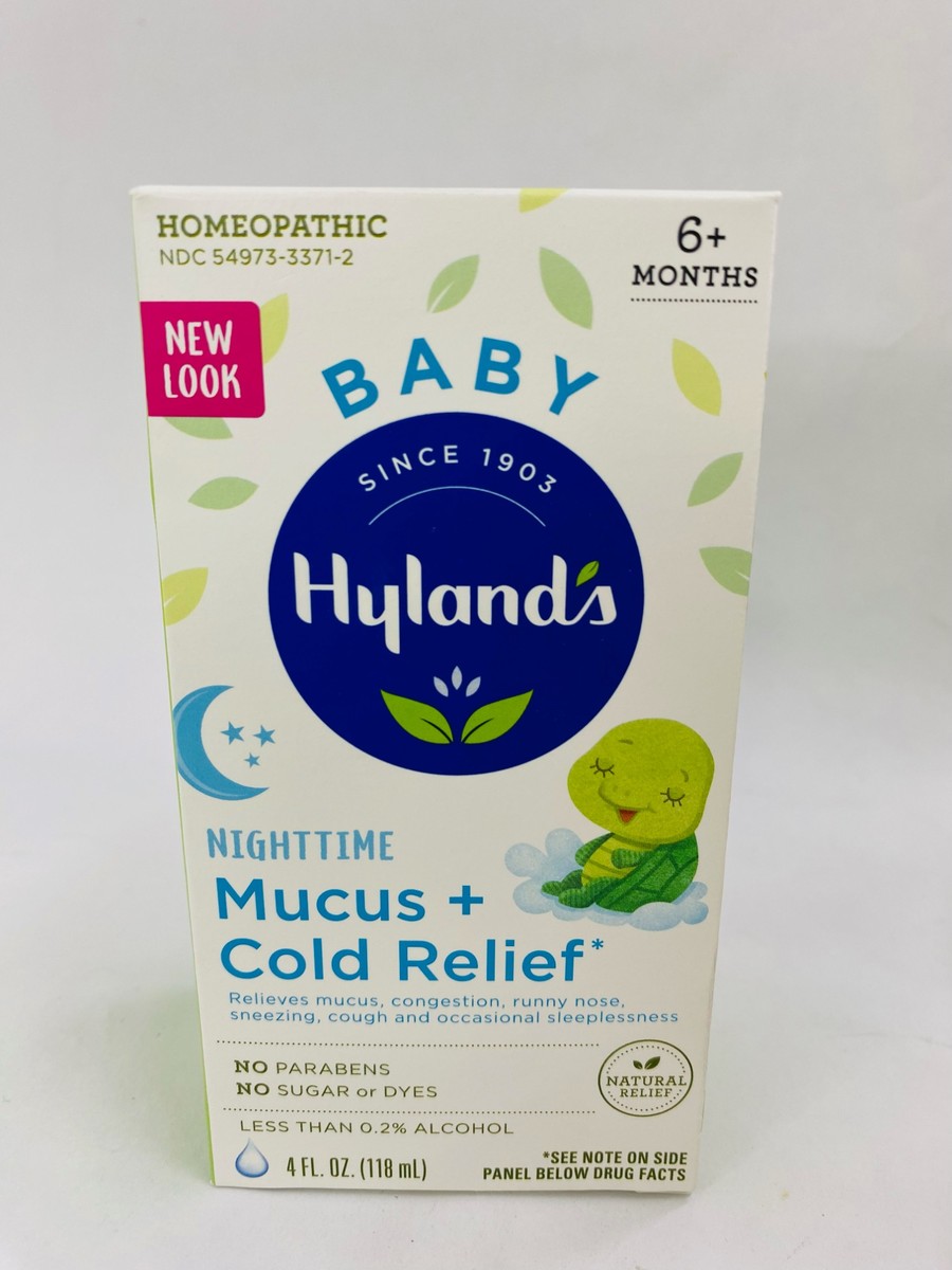 Hyland Baby Mucus & Cold Relief 6+ months Nighttime 118ml