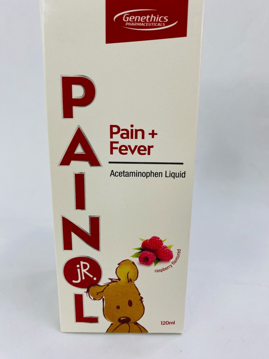 Painol Jr. Pain + Fever 120ml Raspberry Flavor