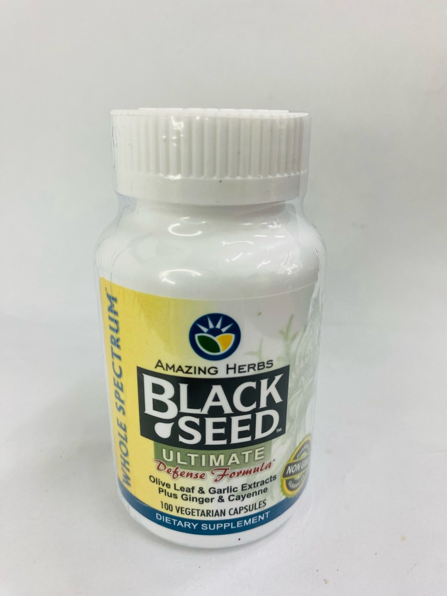 Amazing Herbs Black Seed 100 Capsules