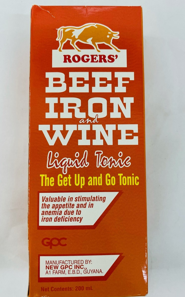 Rogers' Beef Iron &Wine Liquid Tonic 200ml