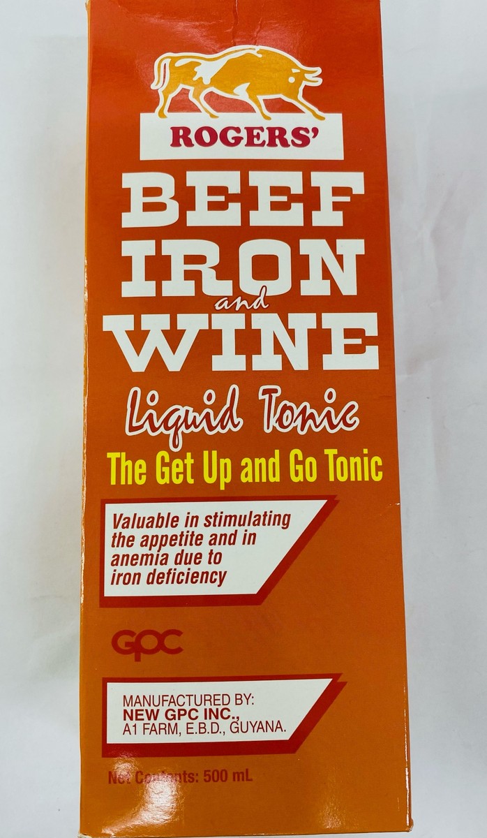 Rogers' Beef Iron &Wine Liquid Tonic 500ml