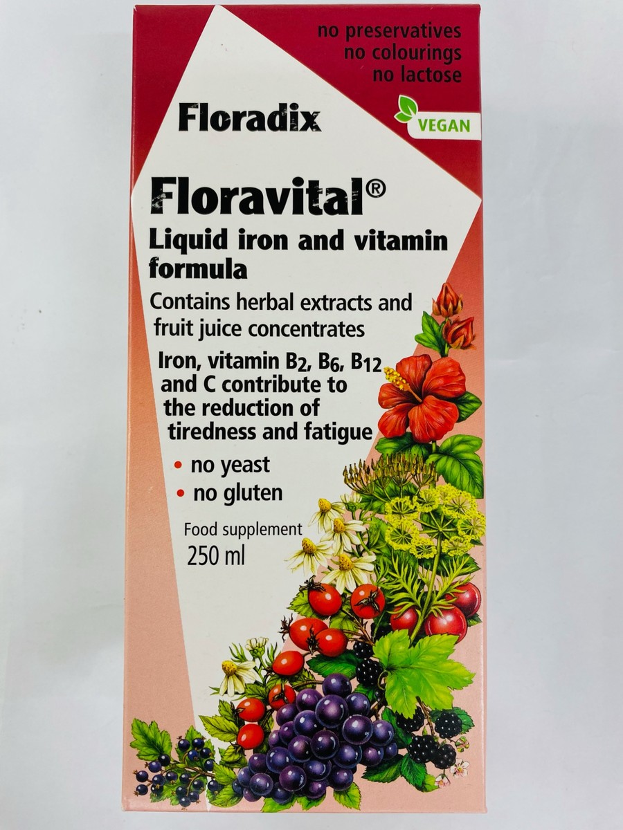 Floradix Floravital Liquid Iron & Vitamin Formula 250ml